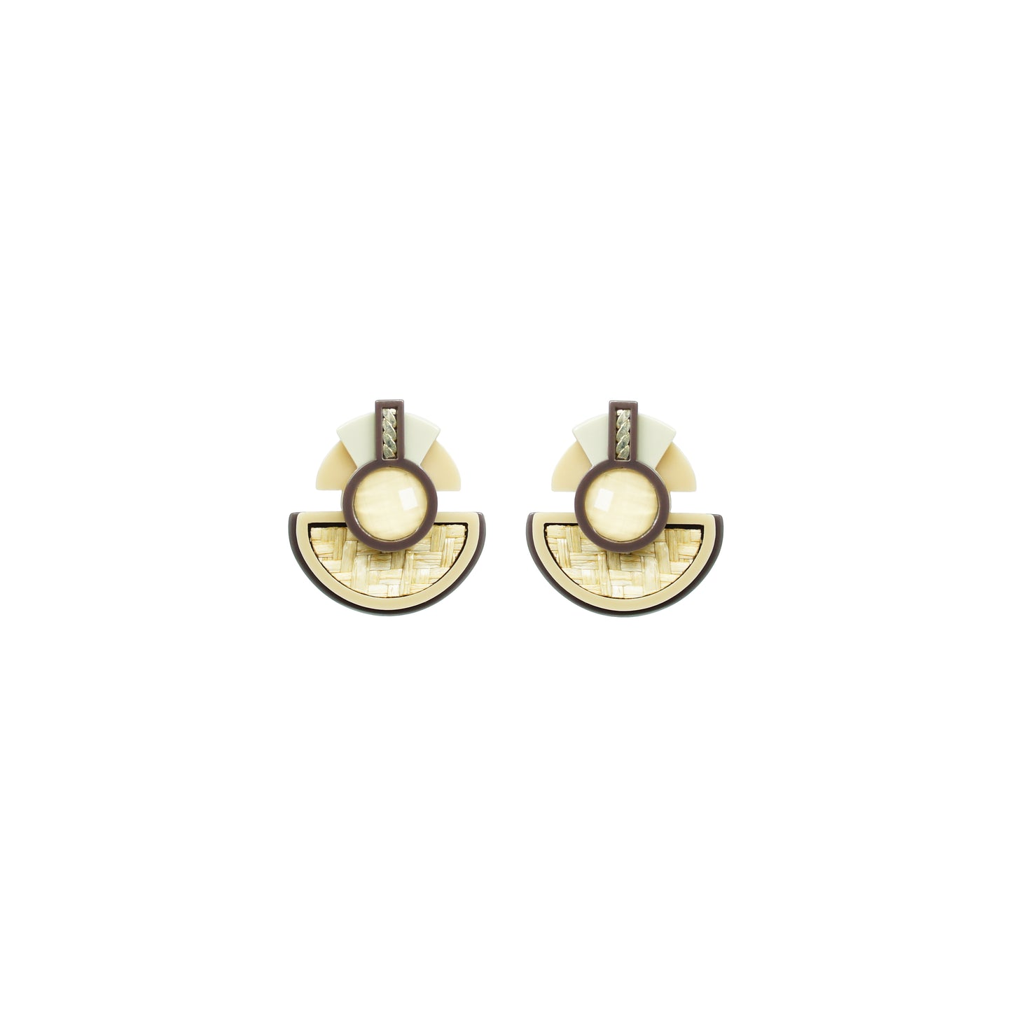 Jaci Khaki Earrings