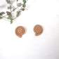Spirula Earrings Cinnamon - Neena Jewellery 