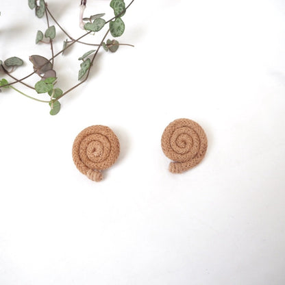 Spirula Earrings Cinnamon - Neena Jewellery 