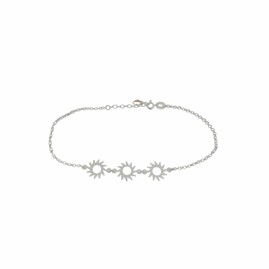 Sunshine Anklet Silver - Neena Jewellery 